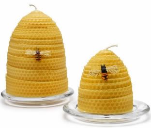 Beeswax Beehive Candles