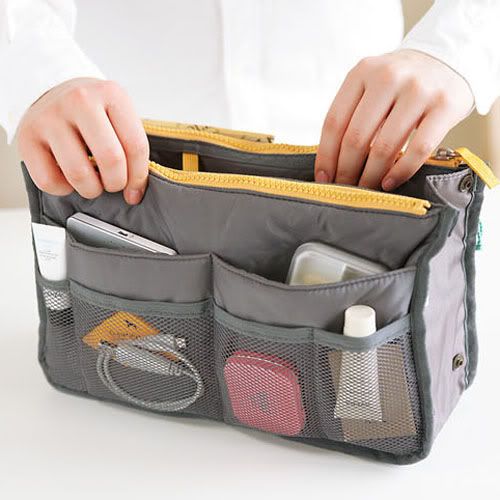 Lady Women Insert Handbag Organiser Purse Large liner Organizer Bag