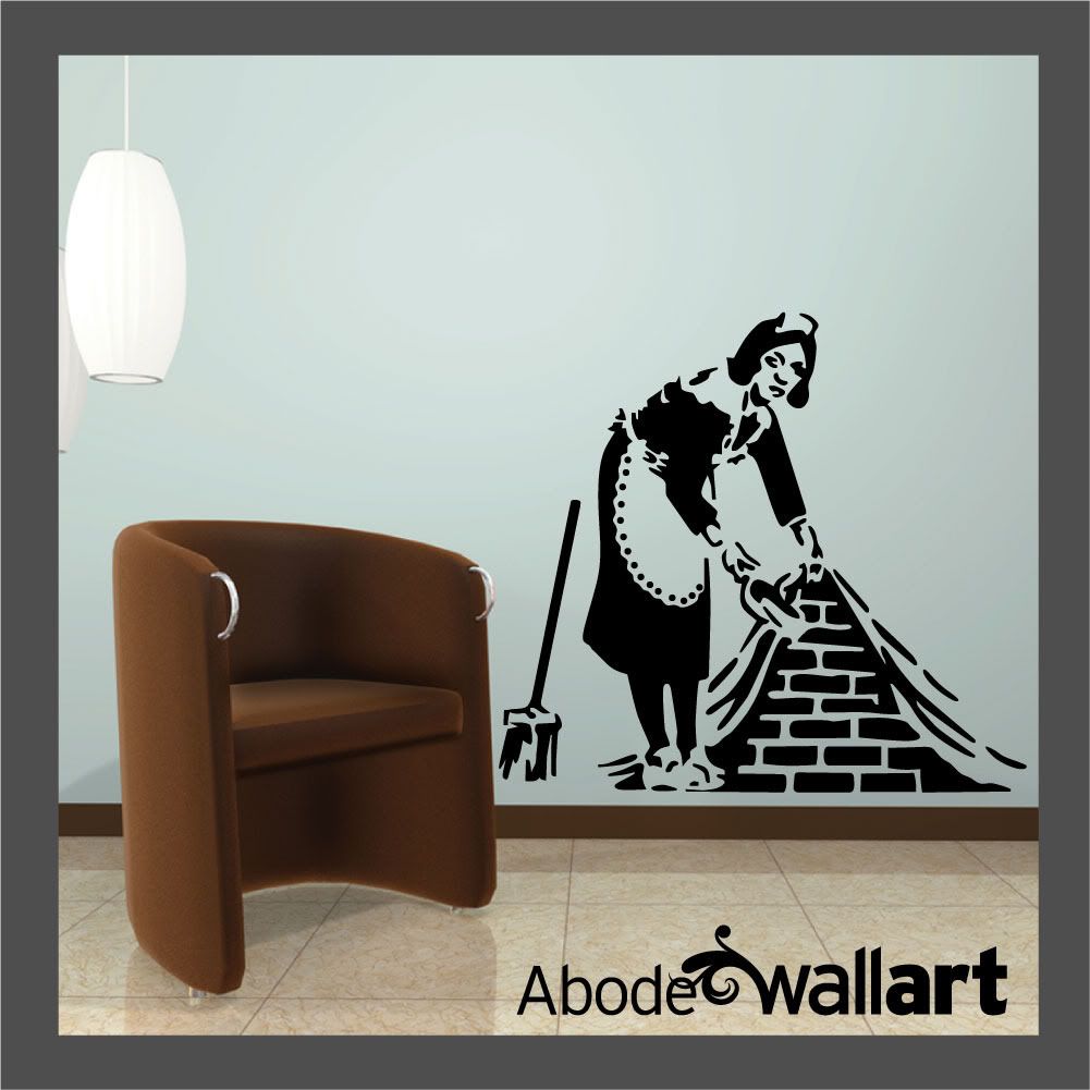 Banksy Maid Stencil