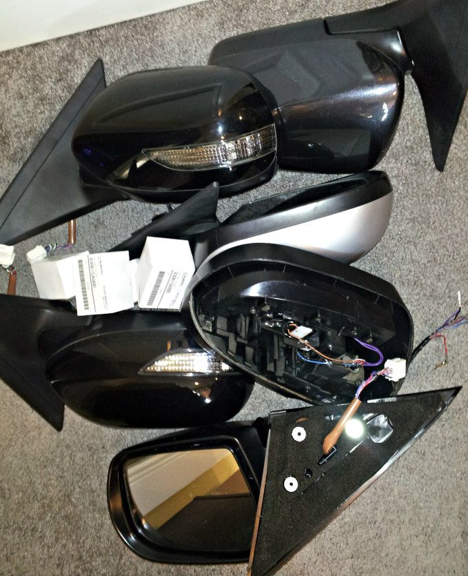 fs (md) heated jdm mirror glass, jdm av panel, jdm power folding