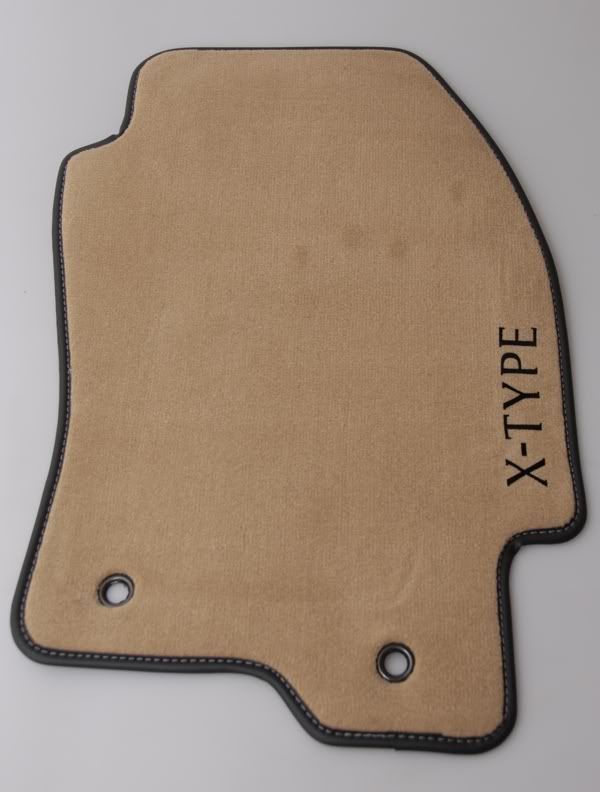 JAGUAR X TYPE 2003+ PETROL BEIGE CAR MATS LEATHER TRIM eBay