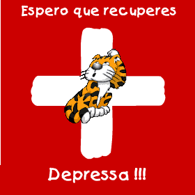 Espero que se recupere depressa