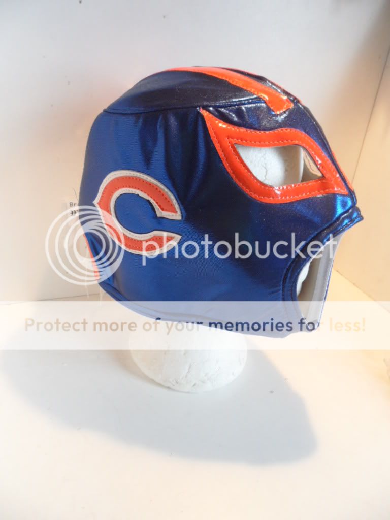   Mexican Lucha Libre Chicago Bears NFL Wrestling Halloween Mask  