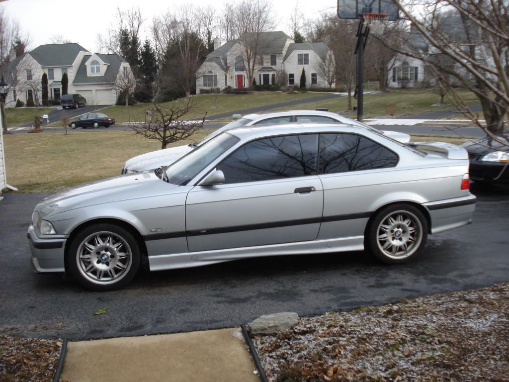 1998 Silver on Black BMW M3 Coupe, 5 Spd Manual