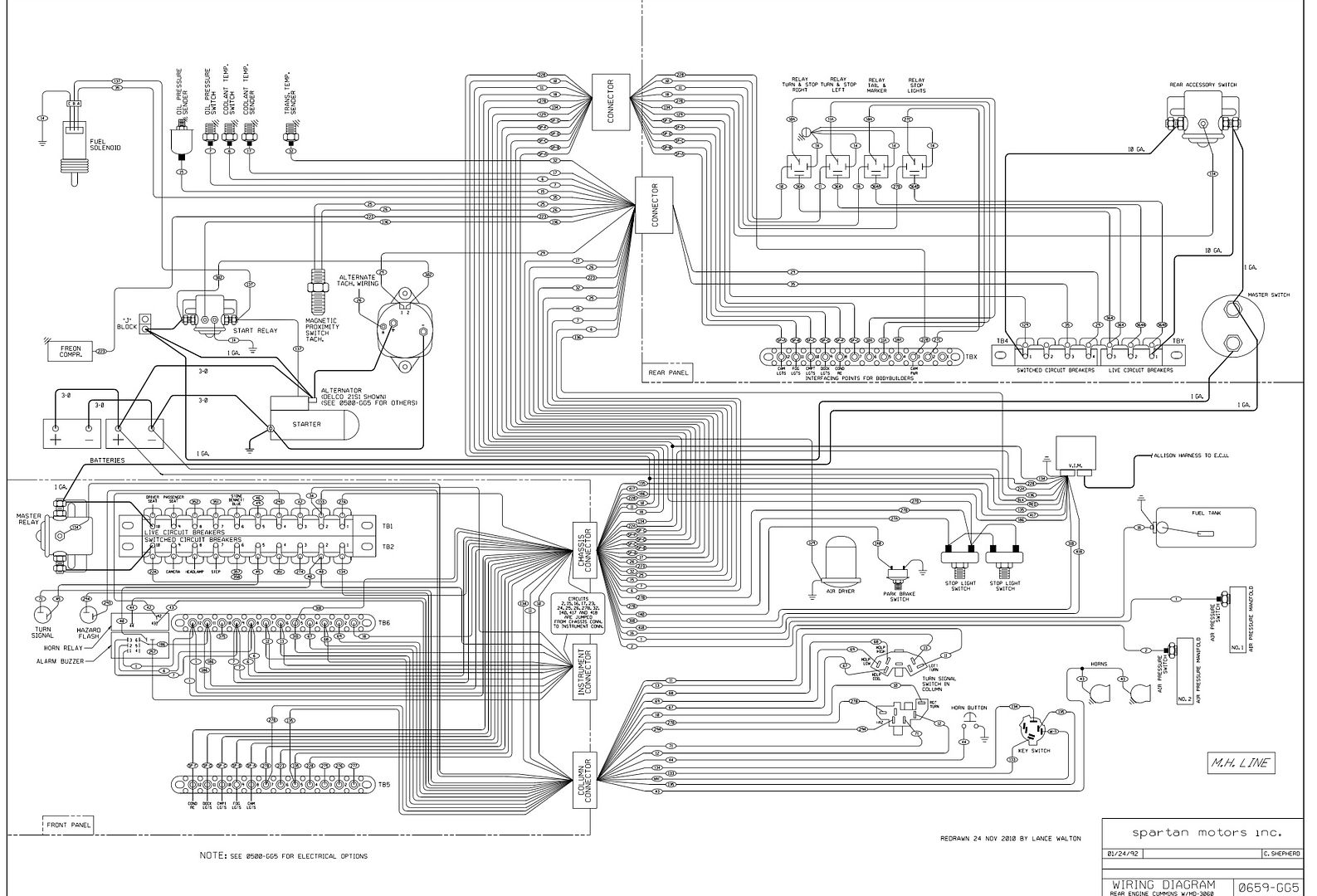 42 spartan motorhome chassis wiring diagram
