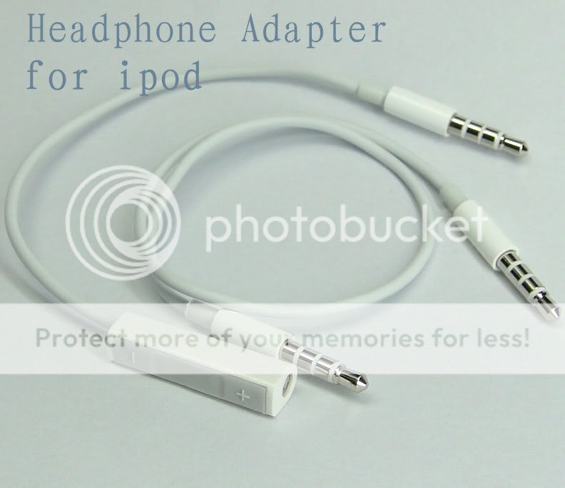   Earbuds Earphones Adapter for apple ipod shuffle 3rd 4th generation